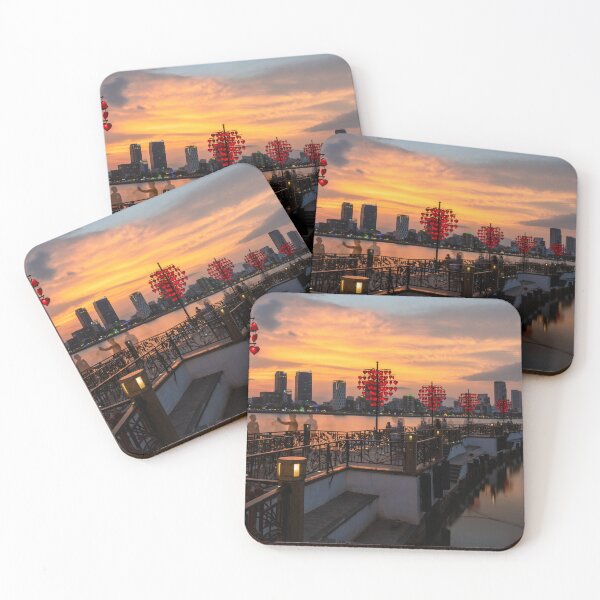Item preview, Da Nang riverside at the Love Lock Bridge designed and sold by WorldScenery.