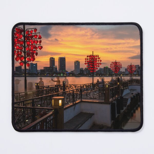 Item preview, Da Nang riverside at the Love Lock Bridge designed and sold by WorldScenery.