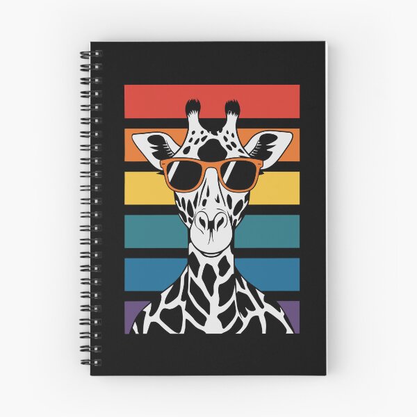 Artikelvorschau, Retro-Giraffe entworfen und verkauft von Kpmerchify.