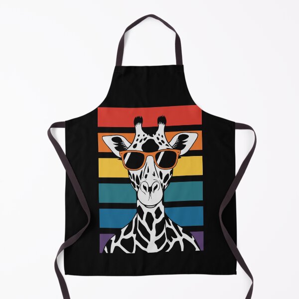 Artikelvorschau, Retro-Giraffe entworfen und verkauft von Kpmerchify.