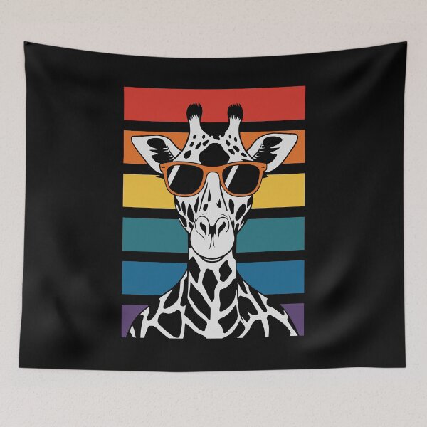 Item preview, Retro Giraffe designed and sold by Kpmerchify.