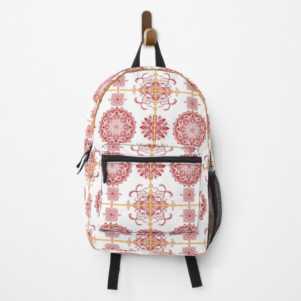 Item preview, Red Mandala Floral Tapestry – Seamless Oriental Elegance Pattern for Festive Style designed and sold by SnarkyTextStudiO.