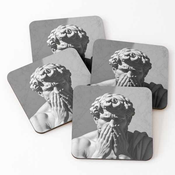 Item preview, Statue of a Man in Black and White in Marble designed and sold by Erlin Rudho.