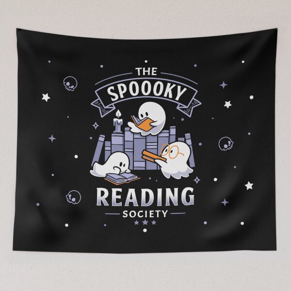 Item preview, Spooky Reading Society - Cute Ghosts designed and sold by Snouleaf.