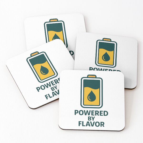 Item preview, Powered by Flavor – Vaping Battery designed and sold by House of Taste Designs.
