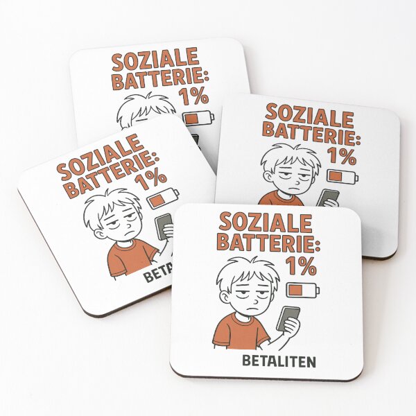 Item preview, Social Battery 1% – Tired but polite | Introverted saying designed and sold by jelonkaa.