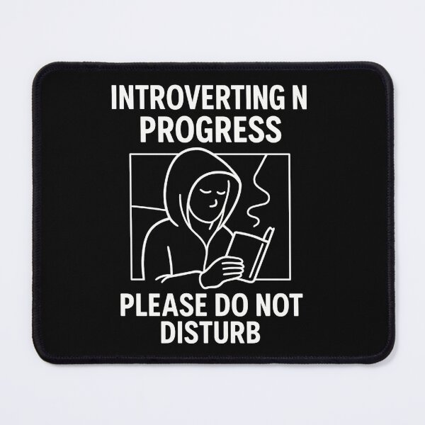Item preview, Introverting in Progress – Please Do Not Disturb | Minimalist Funny Design designed and sold by jelonkaa.