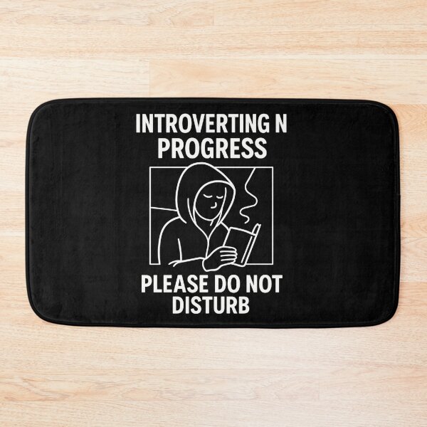 Item preview, Introverting in Progress – Please Do Not Disturb | Minimalist Funny Design designed and sold by jelonkaa.