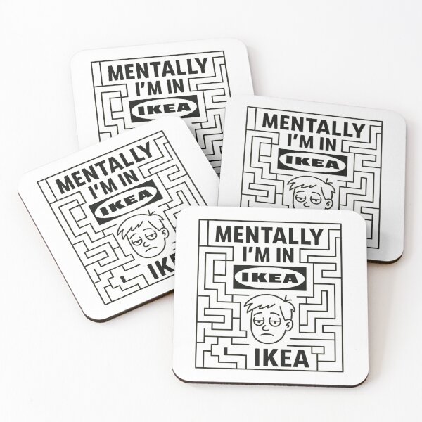 Item preview, Mentally I’m in IKEA – Minimalist Funny Design designed and sold by jelonkaa.