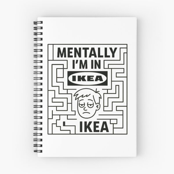 Item preview, Mentally I’m in IKEA – Minimalist Funny Design designed and sold by jelonkaa.