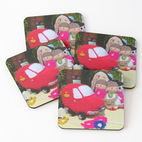 Item preview, Knitted Red Van & People designed and sold by wiggyofipswich.