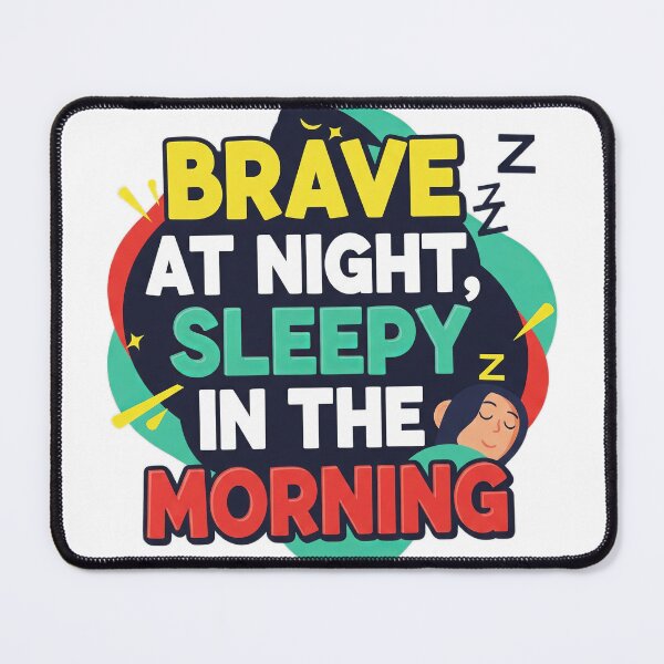 Item preview, Brave at night sleepy designed and sold by SabyDigitalArt.