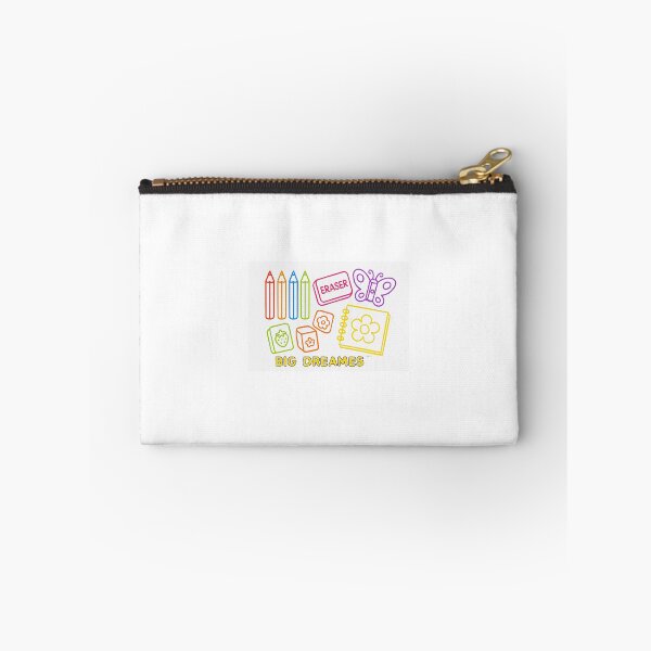 Item preview, Neon School Supplies Clipart – Butterfly Sharpener, Scented Erasers & Colored Pencils designed and sold by Aucia.