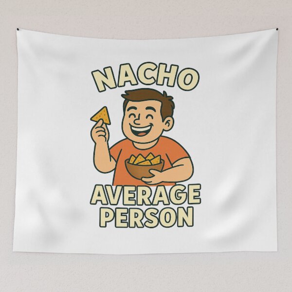 Item preview, Nacho Average Person – Funny Nachos Pun Design designed and sold by jelonkaa.