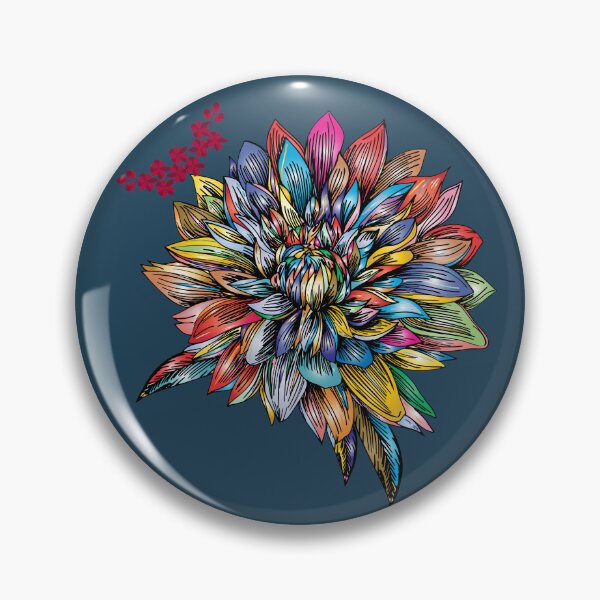 Item preview, Vibrant Multicolor Floral Illustration designed and sold by Diclebaybas.