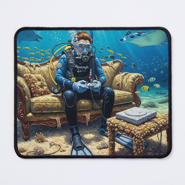 Item preview, Scuba Gamer designed and sold by AmraeTees.