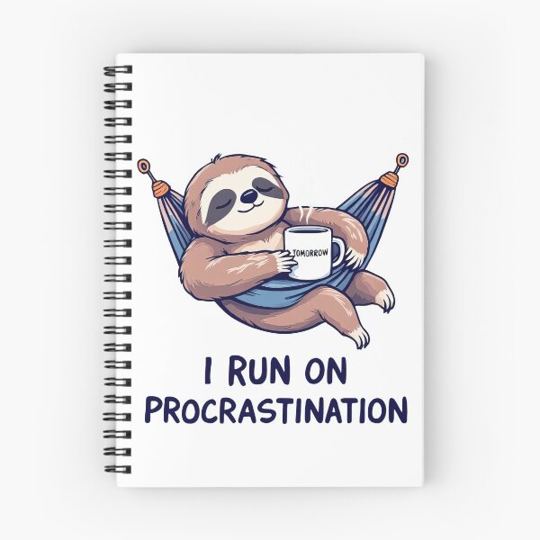 Item preview, A close up of a sloth laying in a hammock with a cup of coffee designed and sold by cafegrafis.