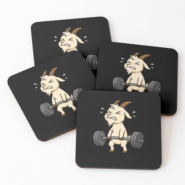 Item preview, Goat Gymrat Deadlift Lifting Animal Lover Boys Girls Kids designed and sold by rafaeltto.