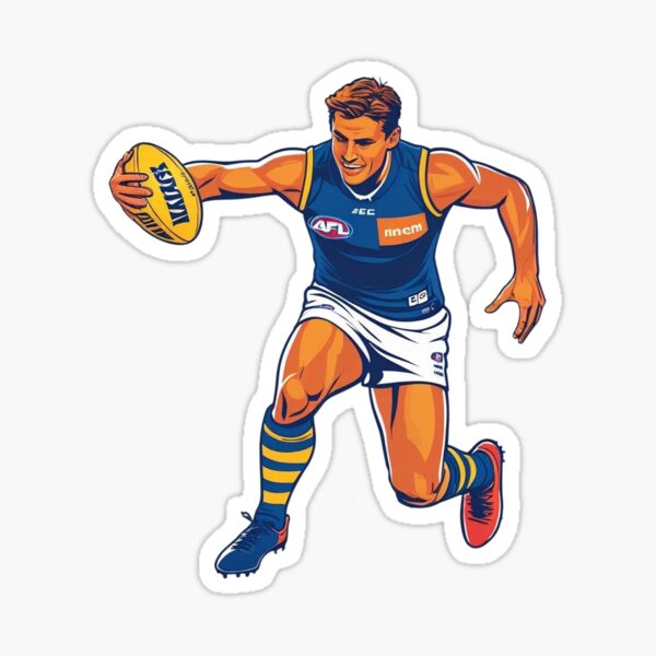 Item preview, Australian Football Player in motion designed and sold by Koko Doko.