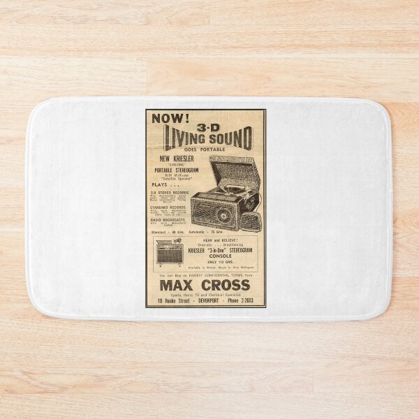 Item preview, 1960s 3D Stereo Radiogram Vintage Advert -  Mid-Century Audio Equipment Poster designed and sold by taspaul.