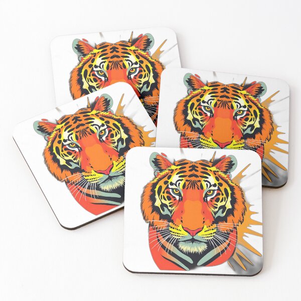 Item preview, Vibrant Pop Art Tiger Illustration designed and sold by sharon1210.