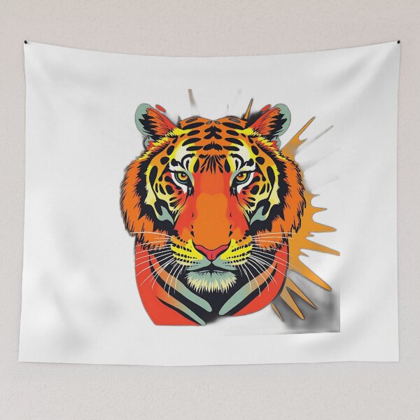 Item preview, Vibrant Pop Art Tiger Illustration designed and sold by sharon1210.