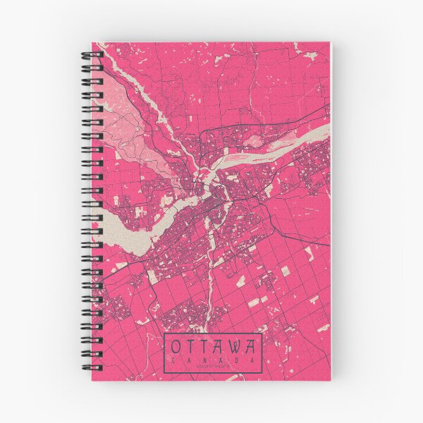Item preview, Ottawa City Map of Ontario, Canada - Blossom designed and sold by deMAP.