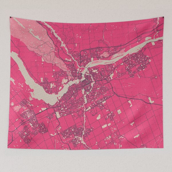Item preview, Ottawa City Map of Ontario, Canada - Blossom designed and sold by deMAP.