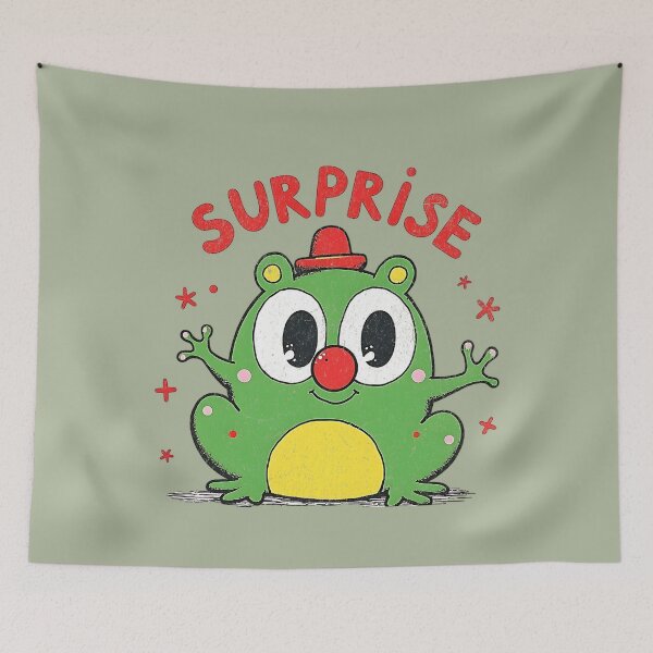 Item preview, Surprise Surprise: Froggy Pop Delight designed and sold by AwesomeBeyondLimits.