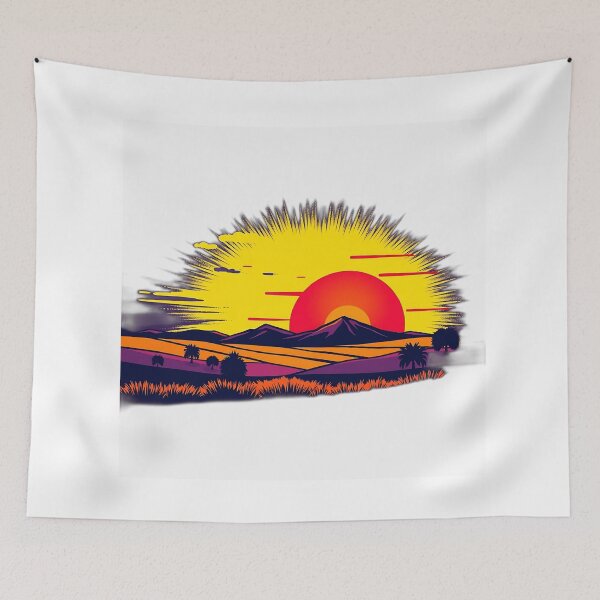 Item preview, Vibrant Pop Art Sunset designed and sold by sharon1210.