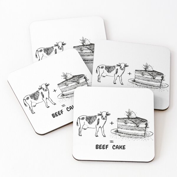 Item preview, LA BEEF CAKE designed and sold by Narwhal-Peacock.