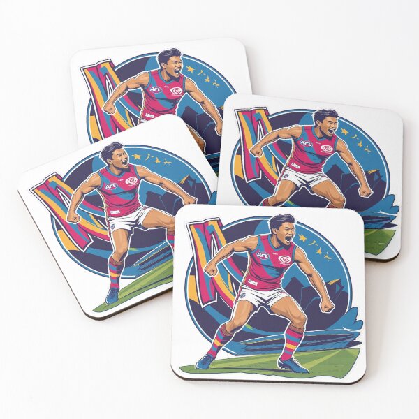 Item preview, Australian football player with background  designed and sold by Koko Doko.
