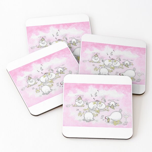 Item preview, Cartoon of drunken hens at a hen party designed and sold by Richard Fettes.