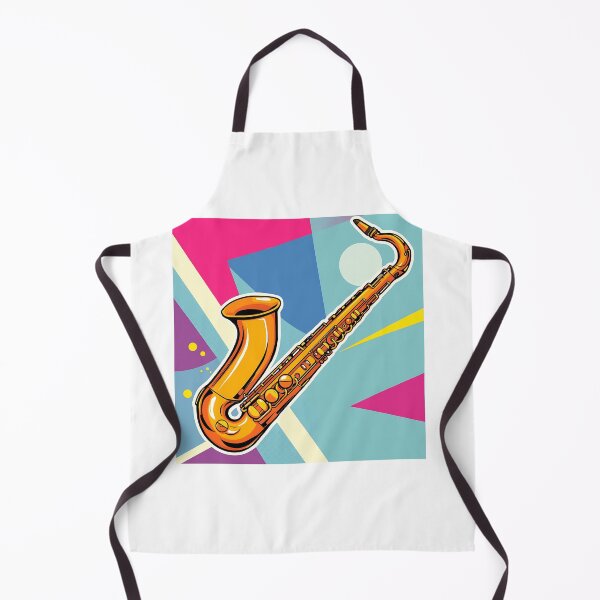Item preview, Vibrant Pop Art Saxophone Illustration designed and sold by sharon1210.
