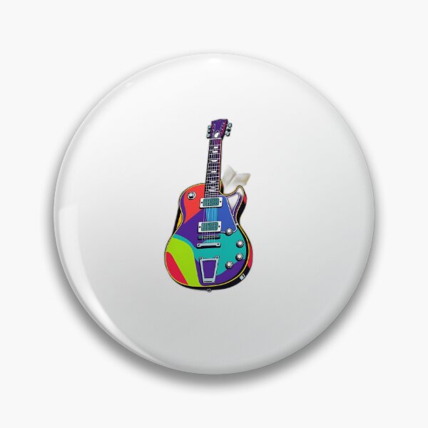 Item preview, Vibrant Pop Art Guitar Illustration designed and sold by sharon1210.