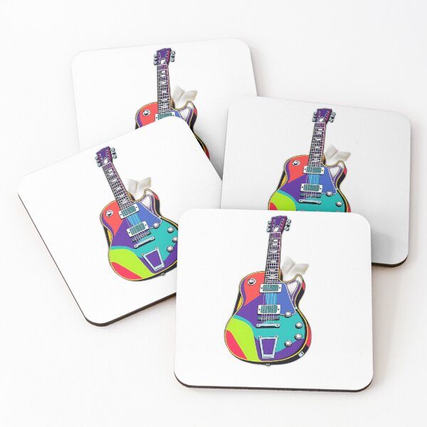 Item preview, Vibrant Pop Art Guitar Illustration designed and sold by sharon1210.