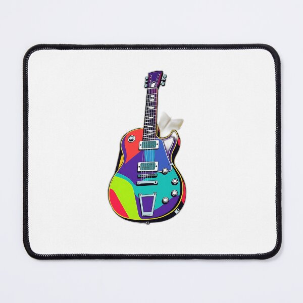 Item preview, Vibrant Pop Art Guitar Illustration designed and sold by sharon1210.