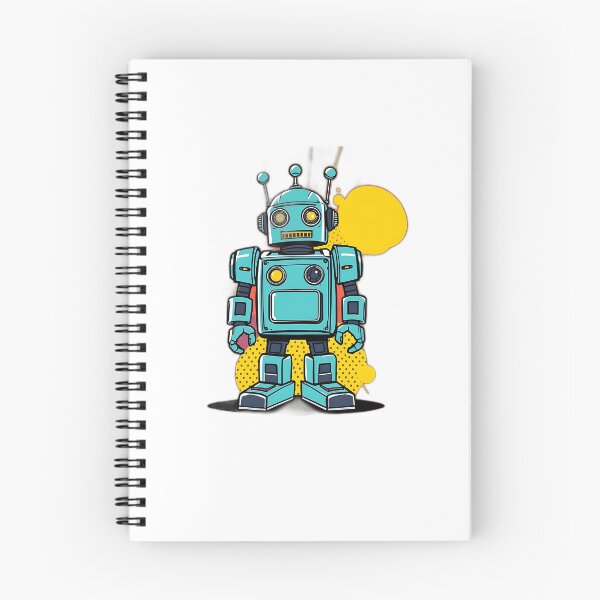 Item preview, Vibrant Pop Art Robot Illustration designed and sold by sharon1210.