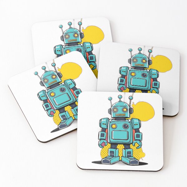 Artikelvorschau, Lebendige Pop-Art-Roboterillustration entworfen und verkauft von sharon1210.