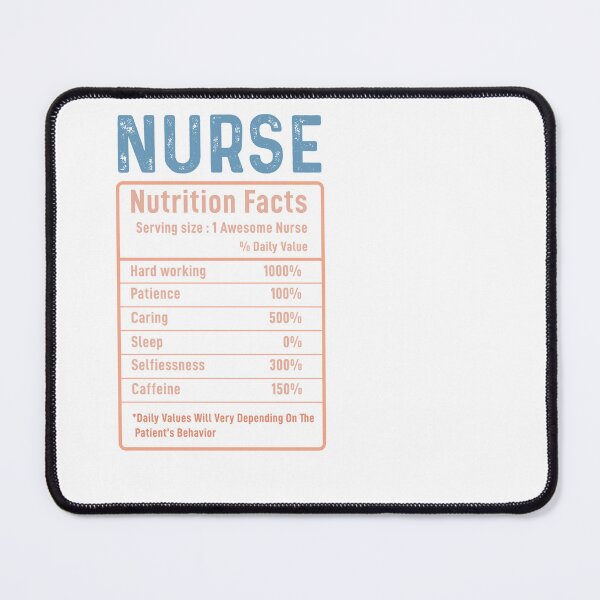 Item preview, Nurse Nutrition Facts v1 designed and sold by artcultreone.