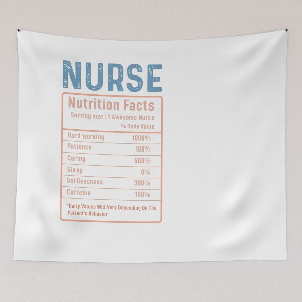 Item preview, Nurse Nutrition Facts v1 designed and sold by artcultreone.