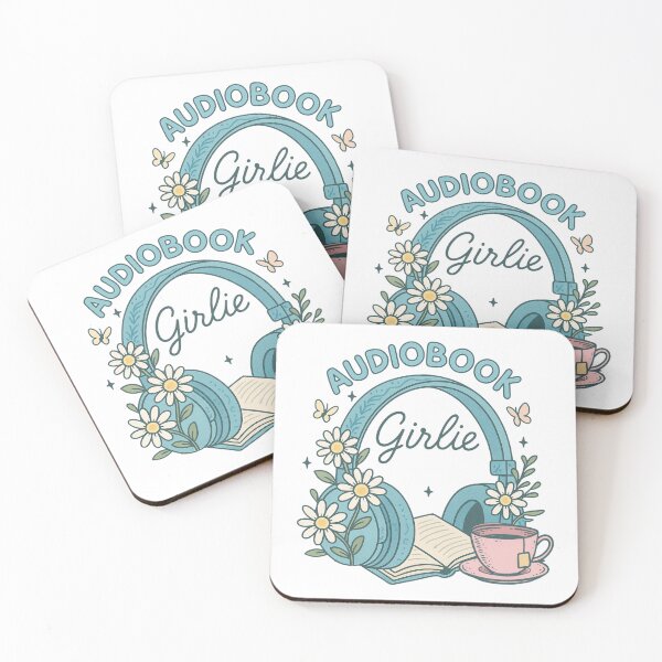 Item preview, Audiobook Girlie – Cozy Floral Book Lover Headphones Design designed and sold by SirensSageStone.
