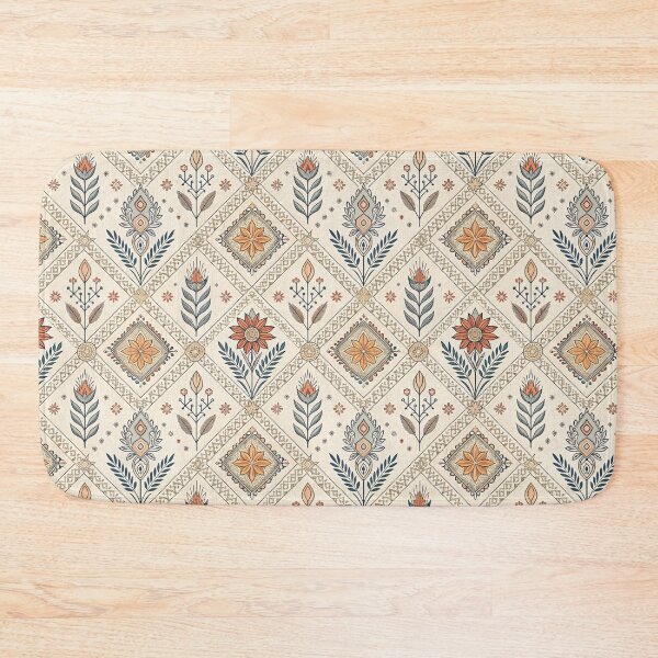 Item preview, Bohemian Folk Floral Seamless Pattern with Ethnic Motifs. designed and sold by RGShirtWorks.
