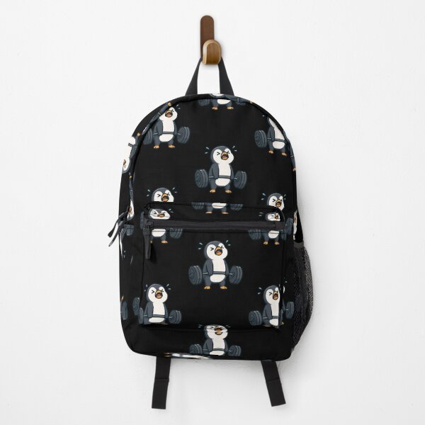Item preview, Penguin Gymrat Deadlift Lifting Animal Lover Boys Girls Kids designed and sold by rafaeltto.