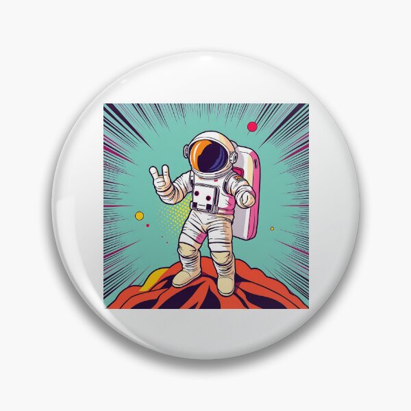 Item preview, Pop Art Astronaut Illustration designed and sold by sharon1210.