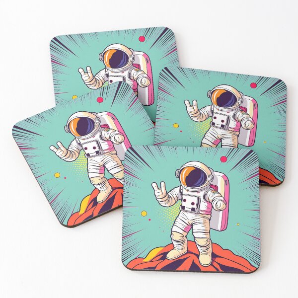 Item preview, Pop Art Astronaut Illustration designed and sold by sharon1210.
