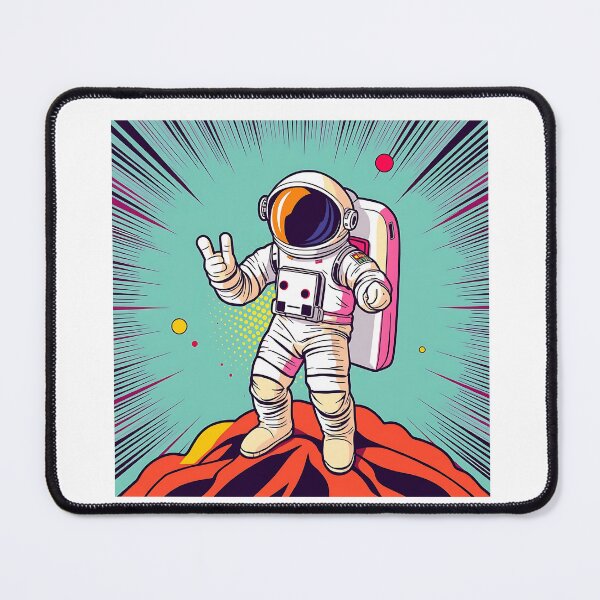 Item preview, Pop Art Astronaut Illustration designed and sold by sharon1210.