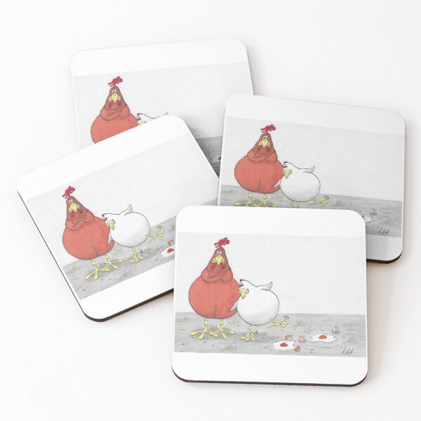 Item preview,  Ration of rooster grumpy with hen for breaking the eggs designed and sold by Richard Fettes.