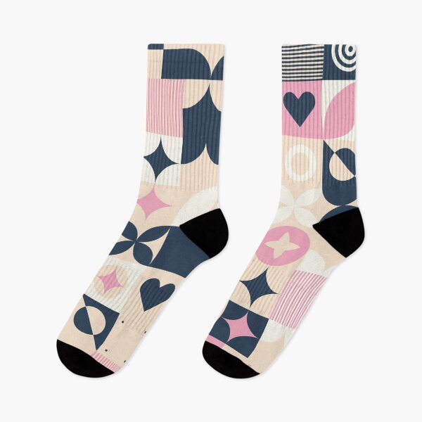 Item preview, Pastel Mosaic Design - Blue & Pastel Pink Abstract Pattern  designed and sold by KhadijaBatool38.