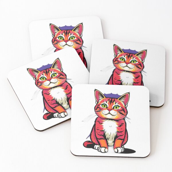 Item preview, Vibrant Pop Art Cat designed and sold by sharon1210.